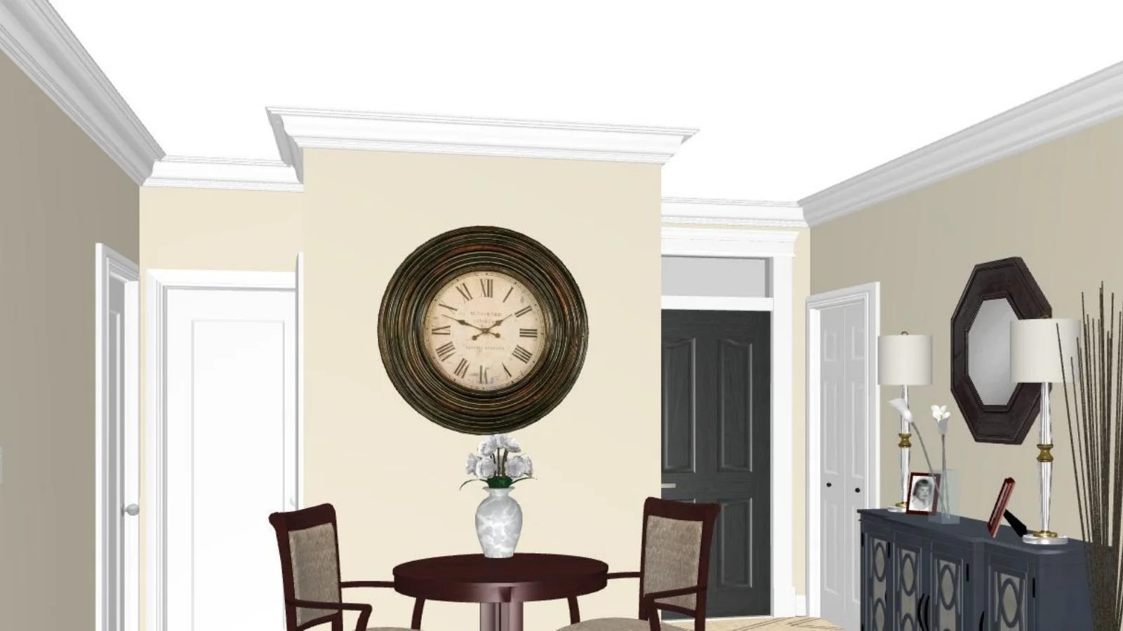 Dining area design view