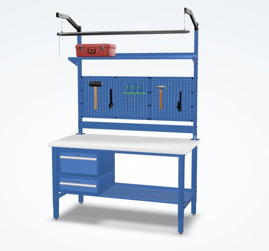 Industrial workbench model preview